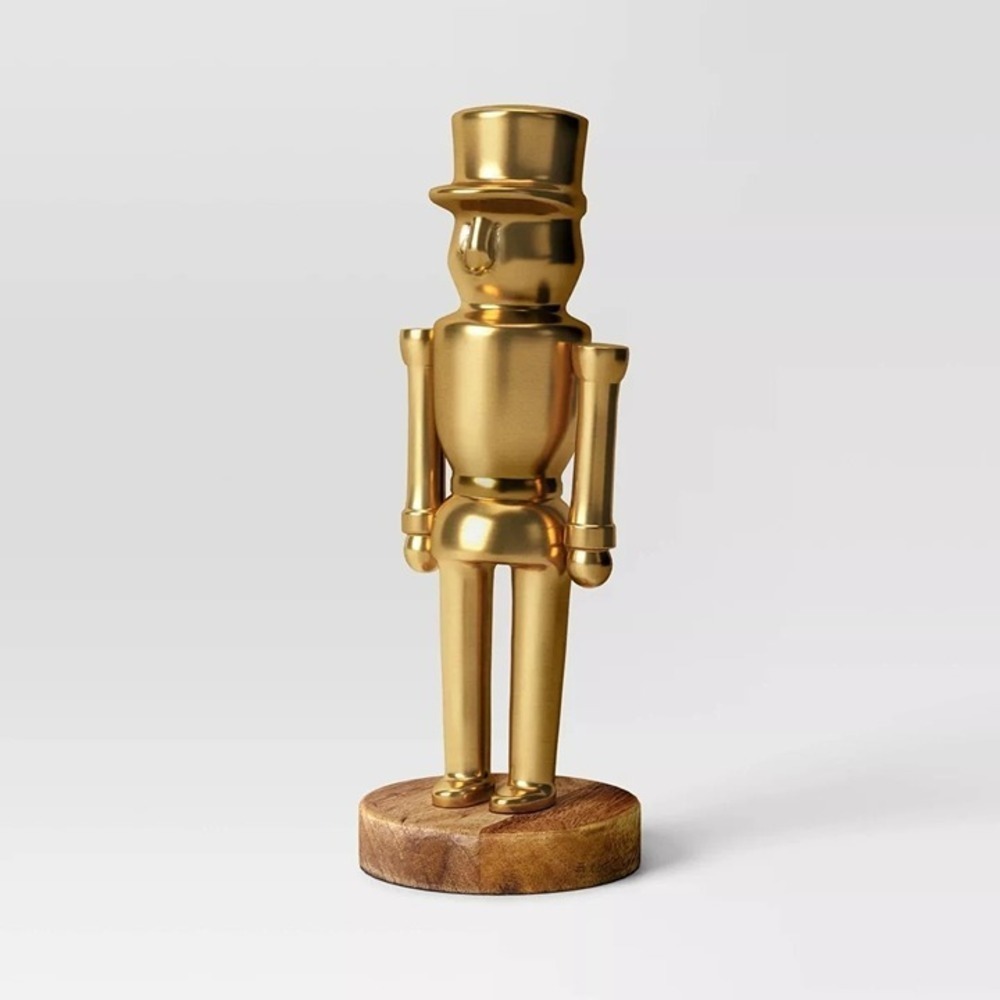 Christmas Small Nutcracker Gold- Threshold, Target 2024